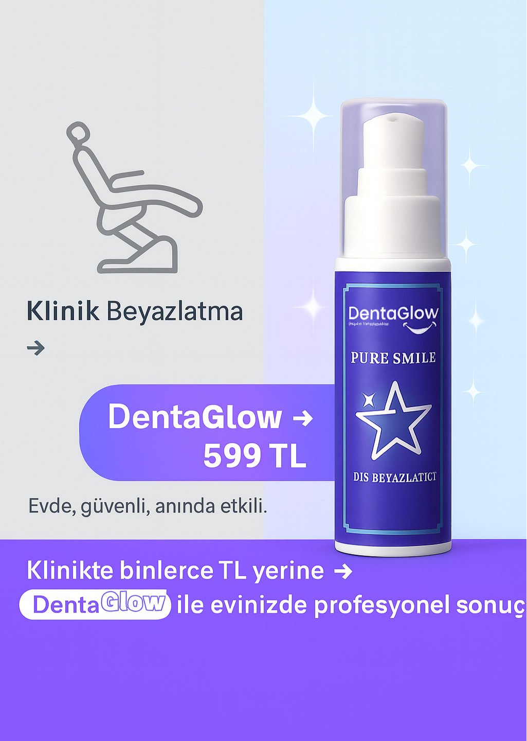 Anında Beyazlatıcı Diş Macunu